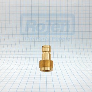 POWERS CHECK STOP STEM ROUGH BRASS